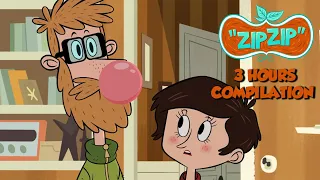 It's a human thing | Zip Zip | 3 hours COMPILATION - Season 1 | Cartoon for kids