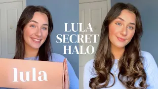 Lula Halo Hair Extensions Review for PCOS Hair Loss
