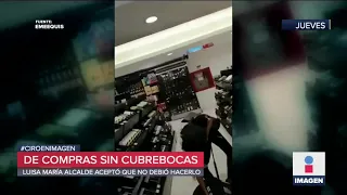 Luisa María Alcalde responde a video donde salió sin cubrebocas | Noticias con Ciro Gómez Leyva