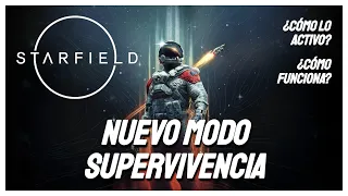 Cómo activar el 💀MODO SUPERVIVENCIA en STARFIELD💀 + Nuevos ajustes de dificultad