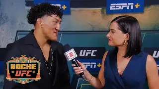 Raul Rosas Jr. on TKO win vs. Terrence Mitchell at Noche UFC: I expected to go 3 rounds! | ESPN MMA