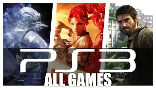 All PS3 - Playstation 3 Games In One Video