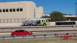 10-18-2021 DFW Airport, TX - 6 cars burn in terminal D