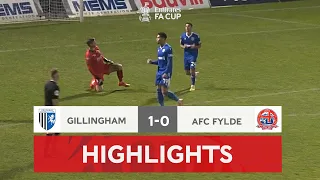 Walker Seals Gillingham's Second Round Spot | Gillingham 1-0 AFC Fylde | Emirates FA Cup 2022-23