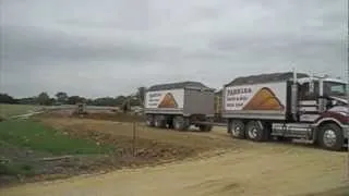 Kenworth / Mack truck and dog tipping compilation