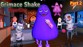 Grimace shake Horror Story Part 2 | Zombies Story | Guptaji Mishraji