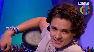 The Vamps' Bradley takes a spin on Sam & Mark's Wind-Up Wheel | CBBC