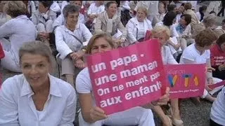 Anti-gay wedding protests in France