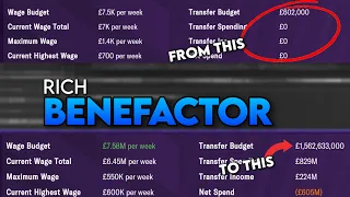 HOW TO UNLOCK RICH BENEFACTOR 🤑 in FM23 mobile