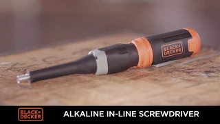 BLACK+DECKER® Alkaline In-line Screwdriver