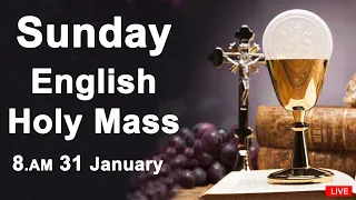 Holy Mass | Sunday Mass | English Holy Mass | 31 January | 8.00 AM | Daily Mass