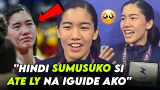 Jia De Guzman: "I DEDICATE this AWARD to Ate ALYSSA, GINAGUIDE niya PARIN AKO as a CAPTAIN"🥹🥰