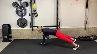 Plank Row to Tricep Kickback