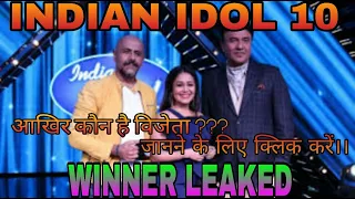 INDIAN IDOL 10 (2018) WINNER LEAKED || CLICK TO KNOW