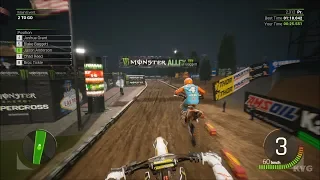 Monster Energy Supercross 2 - Helmet View Gameplay (PS4 HD) [1080p60FPS]