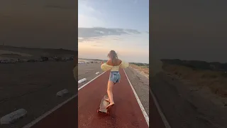 down till you fall #skatergirl #longboarddancing