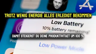 Nutze Tage an denen du keine Energie hast zu deinem Vorteil aus⎜Damit steigerst du dich um 100 %❗️