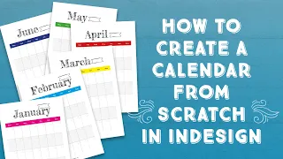 How to Create a Calendar From Scratch in InDesign