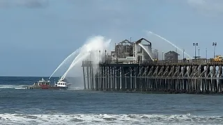 Oceanside Pier being Saved Day 2 all hands on Deck Unedited #News #california #youtube