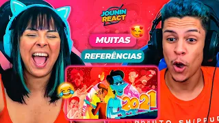 RETROSPECTIVA ANIMADA 2021 ♫ - ft Lucas Inutilismo | [React em Casal] 🔥