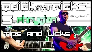 Joe Satriani Style Lesson Phrygian Licks & Tips | Quick Guitar Tricks