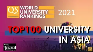 2021 QS WORLD UNIVERSITY RANKINGS - ASIA TOP100