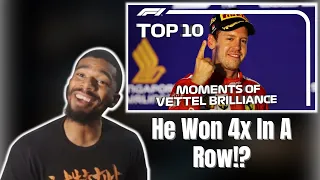 Sebastian Vettel Top 10 moments of brilliance in F1 | DTN REACTS