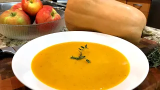 Такой тыквенный суп вы еще не пробовали, быстрый рецепт. Суп пюре из тыквы. Рецепты блюд из тыквы.