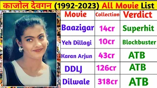 Kajol (1992-2023) All Movie List | Kajol hit and flop movies list | Kajol Devgan all movie list