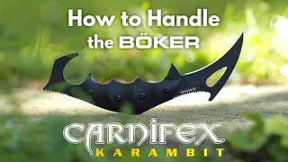 How to Handle the Böker Carnifex Karambit (Part 1.) #boker #karambit #carnifex