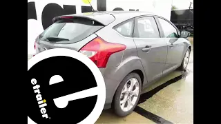 etrailer | Trailer Hitch Installation - 2014 Ford Focus - Draw-Tite