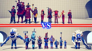 WILD WEST DLC TEAM vs VIKING DLC TEAM - Totally Accurate Battle Simulator TABS