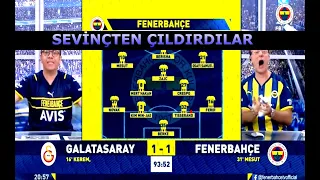 Galatasaray 1-2 Fenerbahçe FB TV Gol Anları , SEVİNÇTEN ÇILDIRDILAR " 21 Kasım 2021"