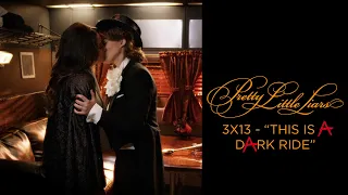 Pretty Little Liars - Paige & Emily Kiss On The Ghost Train - "This Is A Dark Ride" (3x13)