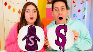 SLIME ART CHALLENGE! Disegnare il "Signor S" con lo slime!