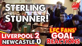 Sterling Scores a Stunner! | Liverpool 2-0 Newcastle | Goal Reactions