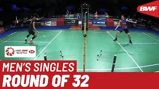 R32 | MS | LEE Zi Jia (MAS) vs. CHEN Long (CHN) | BWF 2019