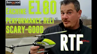 Eachine - E180 RTF Performance Heli - Unbox, Setup, & Maiden Flights