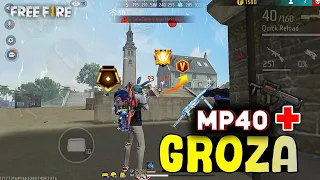 MP40+Groza Combination 🔥 Wow amazing gameplay 😍 Full rank gameplay with Brother 🥰