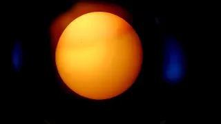 Sun and sun spot with goto telescope 90/1250