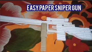 How to make a paper gun with magazine that can shoot 5 bullets at once