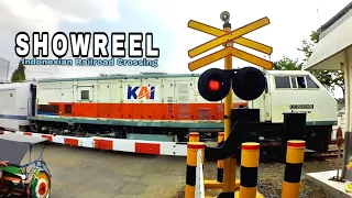 Indonesian Railroad Crossings Compilation - Showreel 2022 | Palang Kereta CCTV