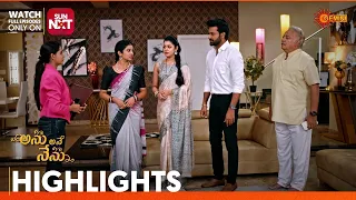 Anu Ane Nenu - Highlights of the day | Watch full EP only on Sun NXT | 06 May 2024 | Gemini TV