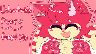 🍓Untouchable Meme🍓|[Adopt Me Animation]|Ft. Strawberry shortcake bat dragon 🍰🍓