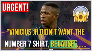 💥[URGENT!]😱 Vinicius Jr denied shirt number 7!  Because...