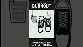 How to do burnout 🔥#shorts