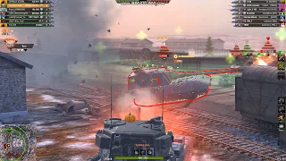 Wot blitz FV215b 183 The BIG super BOSS 30K dmg