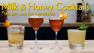 Brilliantly simple. Milk & Honey cocktail program