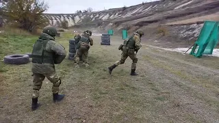 Вариант перебежки через открытую местность - "открытку".