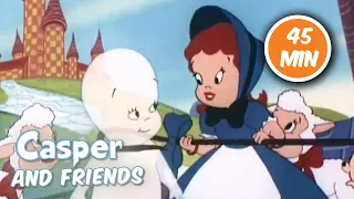 Little Bo Peep | Casper the Friendly Ghost | Compilation | Cartoons for Kids